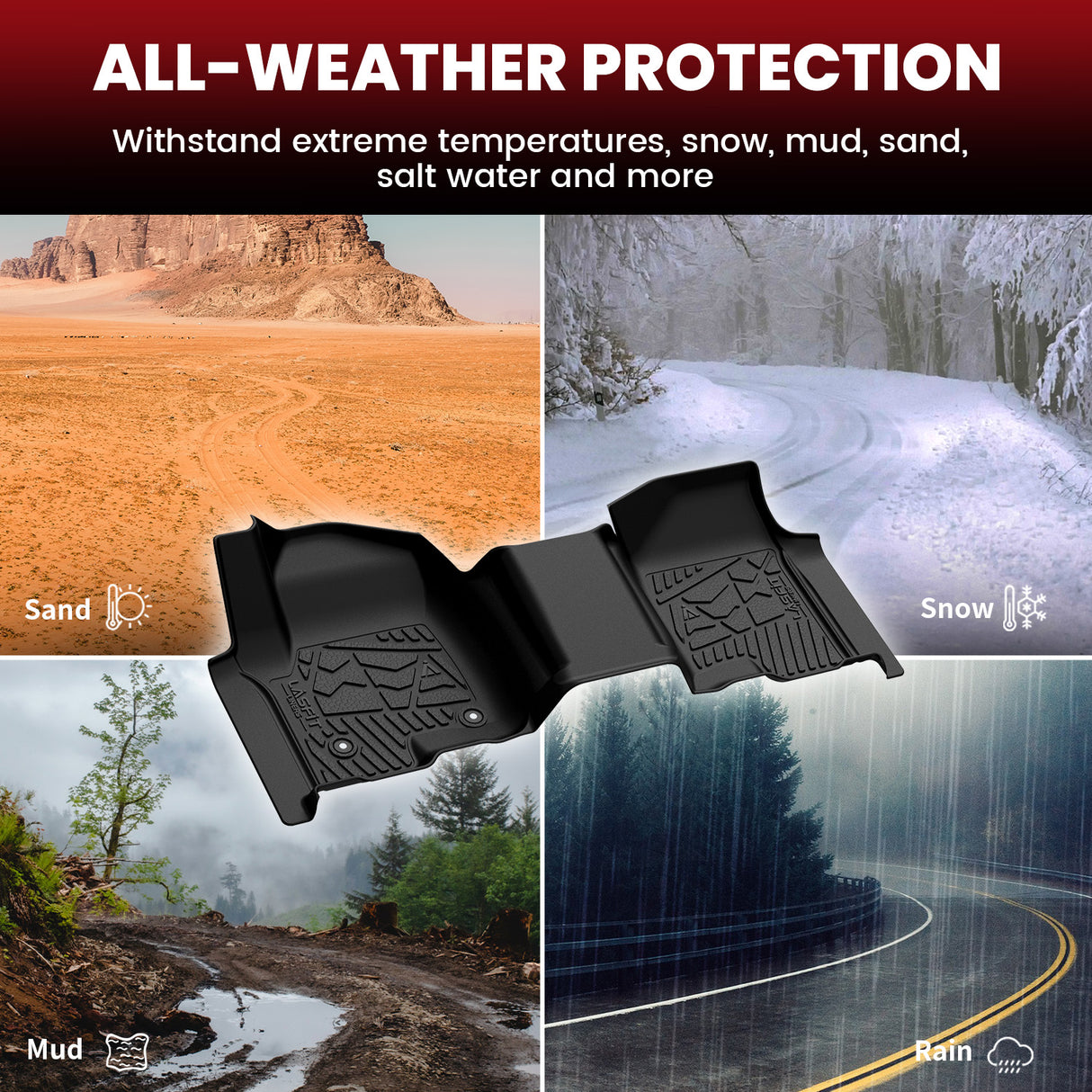 2019-2026 Chevrolet GMC Floor Mats All Weather