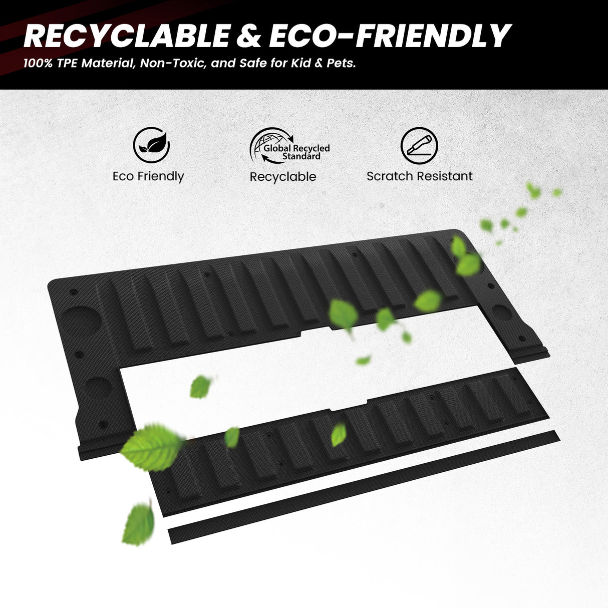 2019-2026 Chevrolet Silverado 1500 Tailgate Mat TPE Material