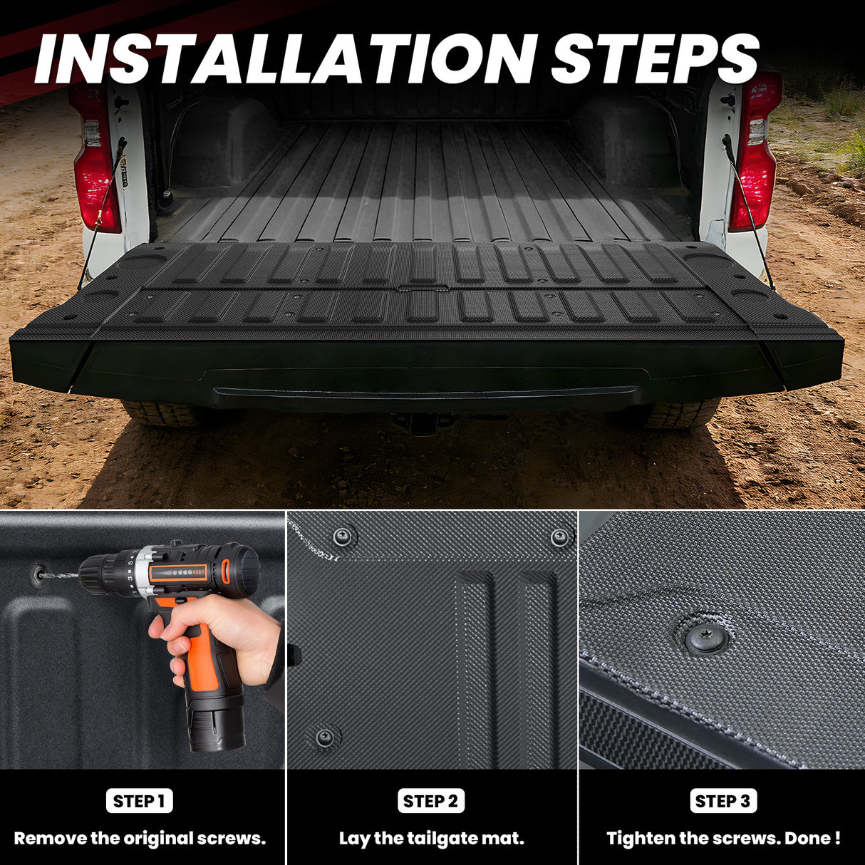 2019-2026 Chevrolet Silverado 1500 Multi-Flex Tailgate Mat