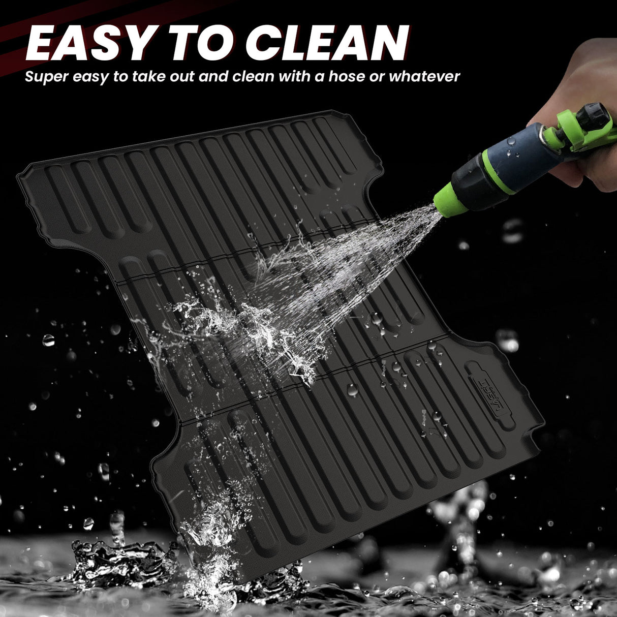 2019-2026 Ram 1500 Truck Bed Mat 6'4'' Easy to Clean