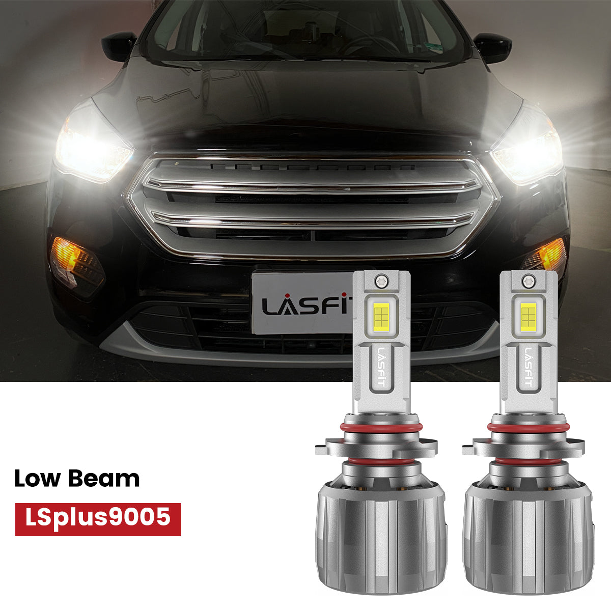 Lasfit 9005 led low beam for 2019 Ford Escape