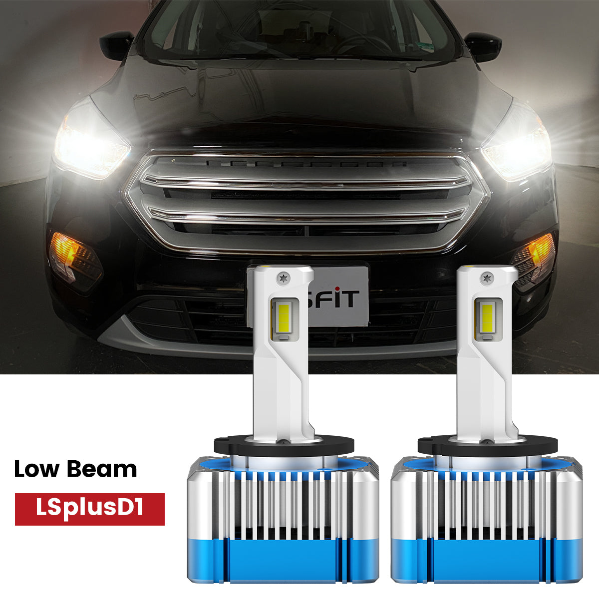 Lasfit D1S led low beam for 2019 Ford Escape