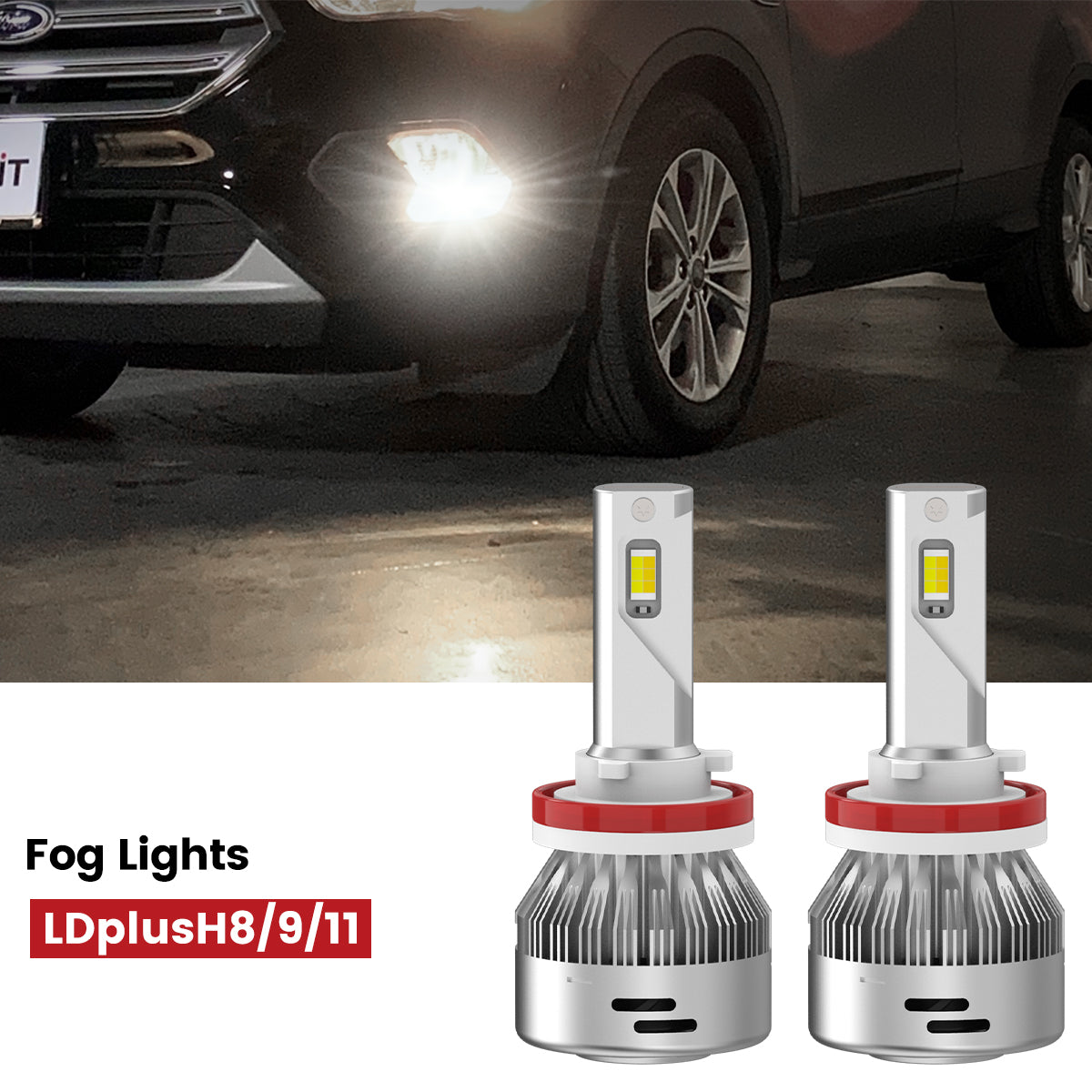 Lasfit H11 led fog lights for 2019 Ford Escape