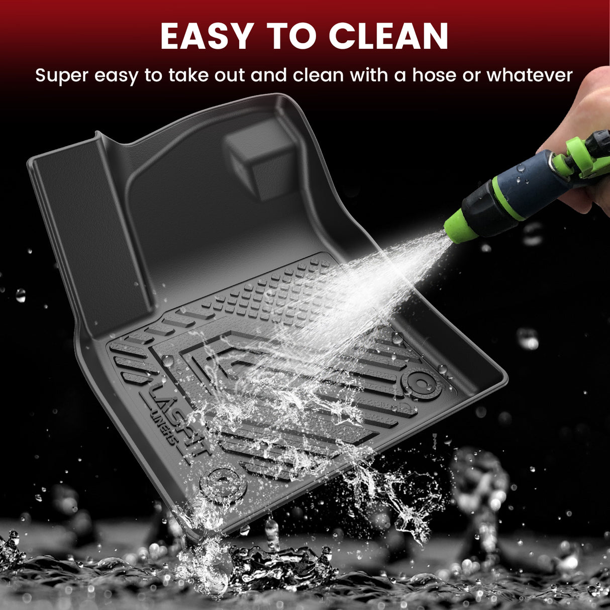 Fit for 2019 Volkswagen Atlas Floor Mats & Cargo Mat & Seatback Mat, Fit Passenger Seat Without Retention Only