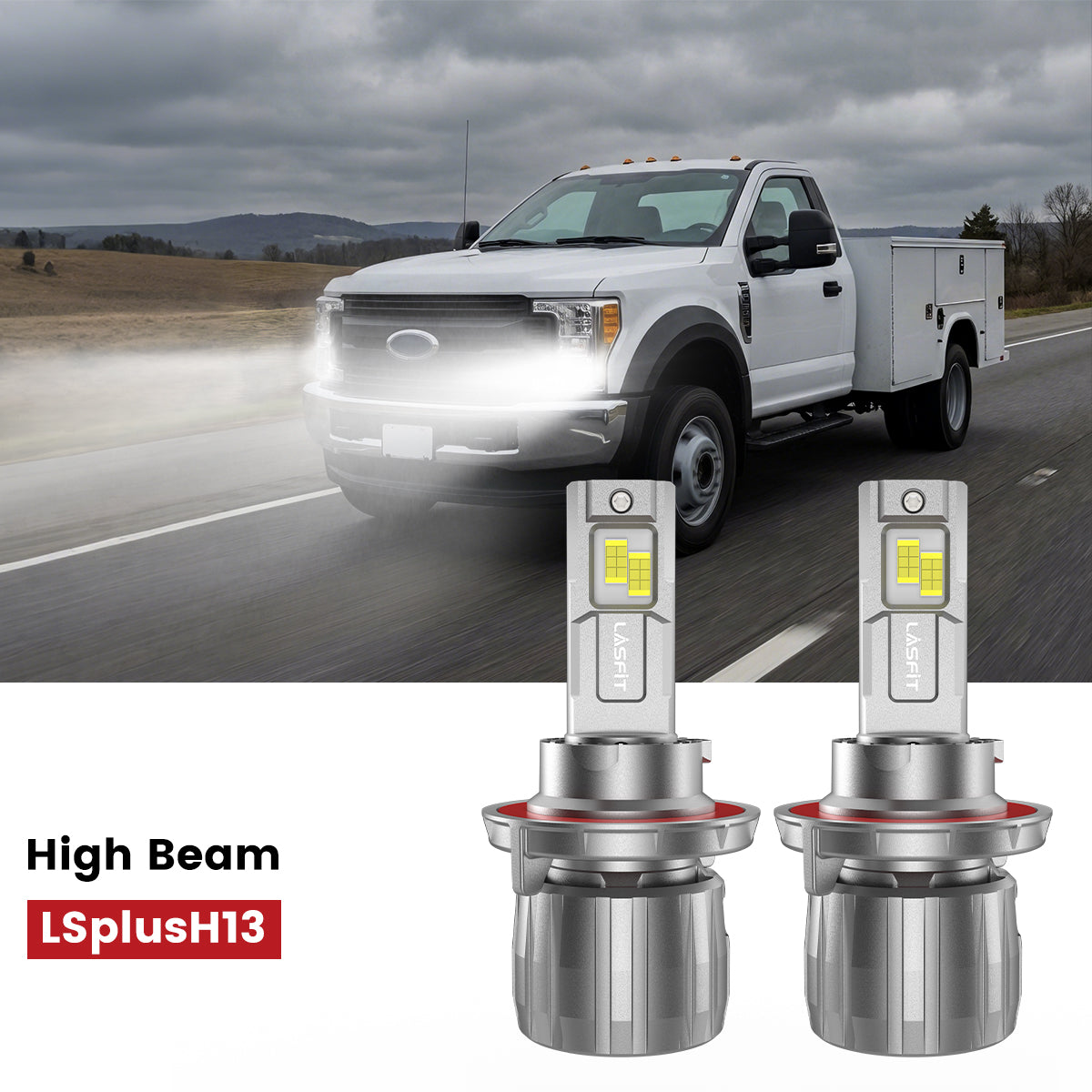 Fit for 2020-2022 Ford Chassis Cab F-350/450/550 The Brightest LED Bulbs Upgrade