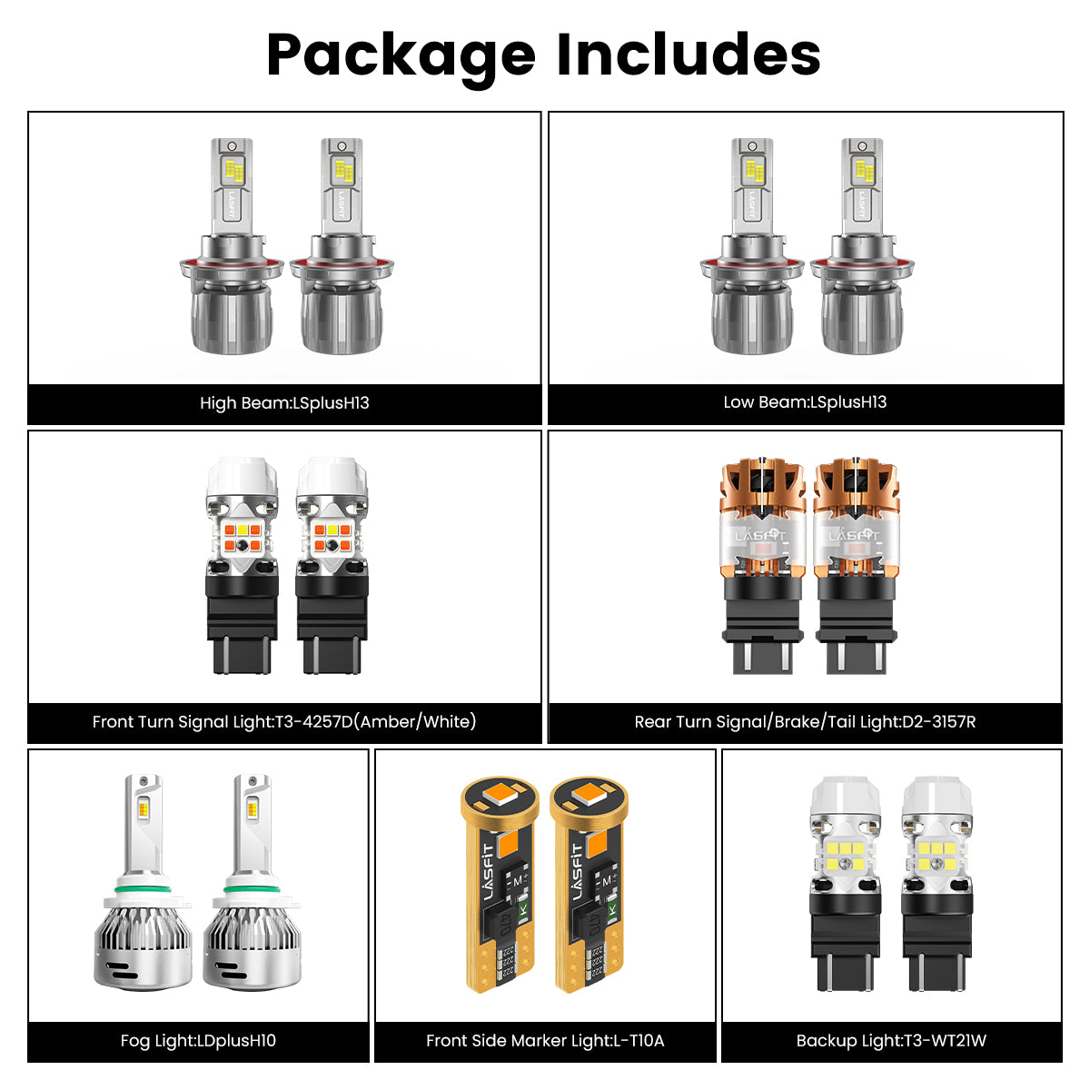 Fit for 2020-2022 Ford Chassis Cab F-350/450/550 The Brightest LED Bulbs Upgrade
