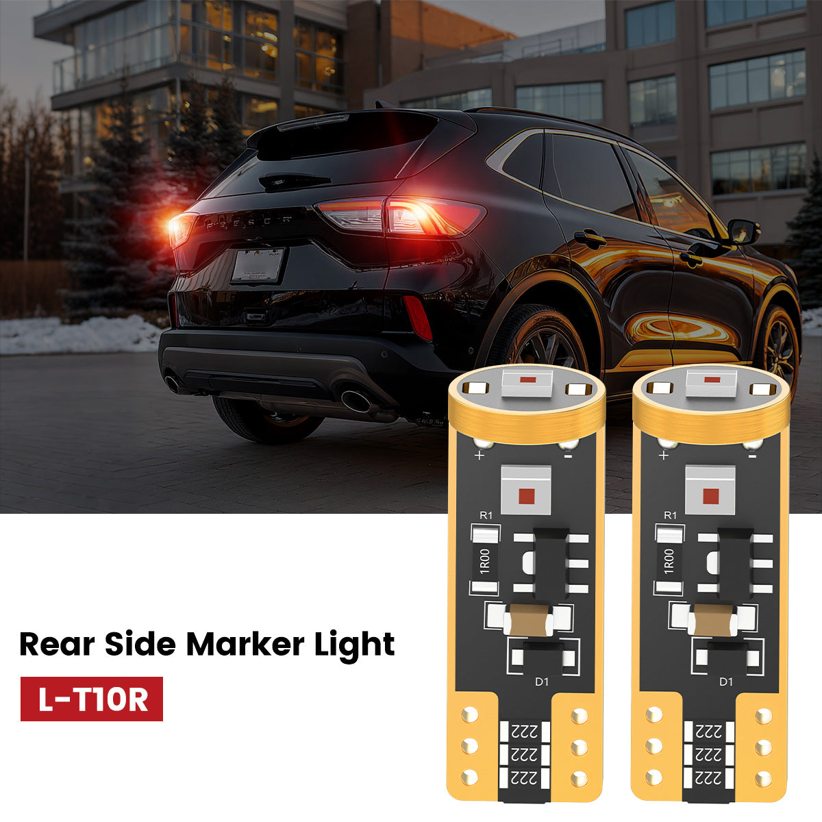 Lasfit 168 led rear side marker light for 2020-2022 Ford Escape