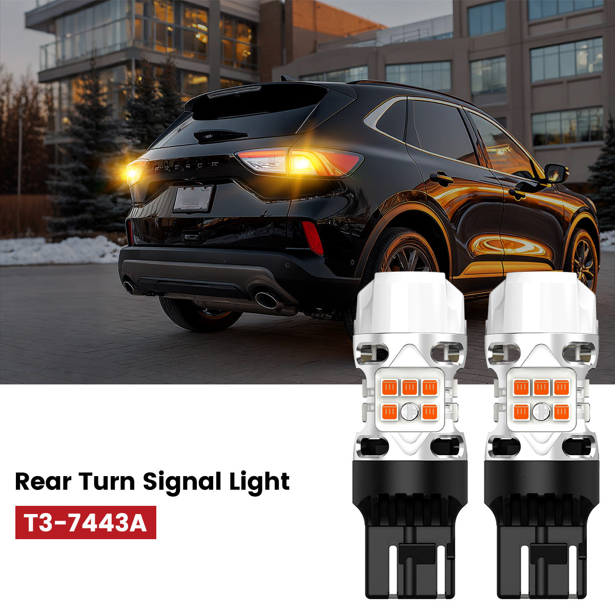 Lasfit 7443A led rear turn signal light for 2020-2022 Ford Escape