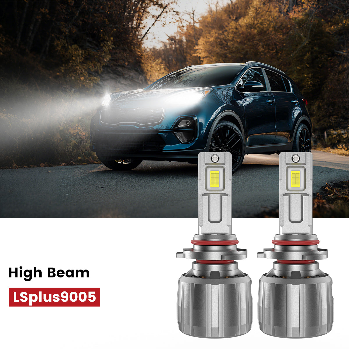 Lasfit 9005 led high beam bulbs fit for 2020-2022 Kia Sportage