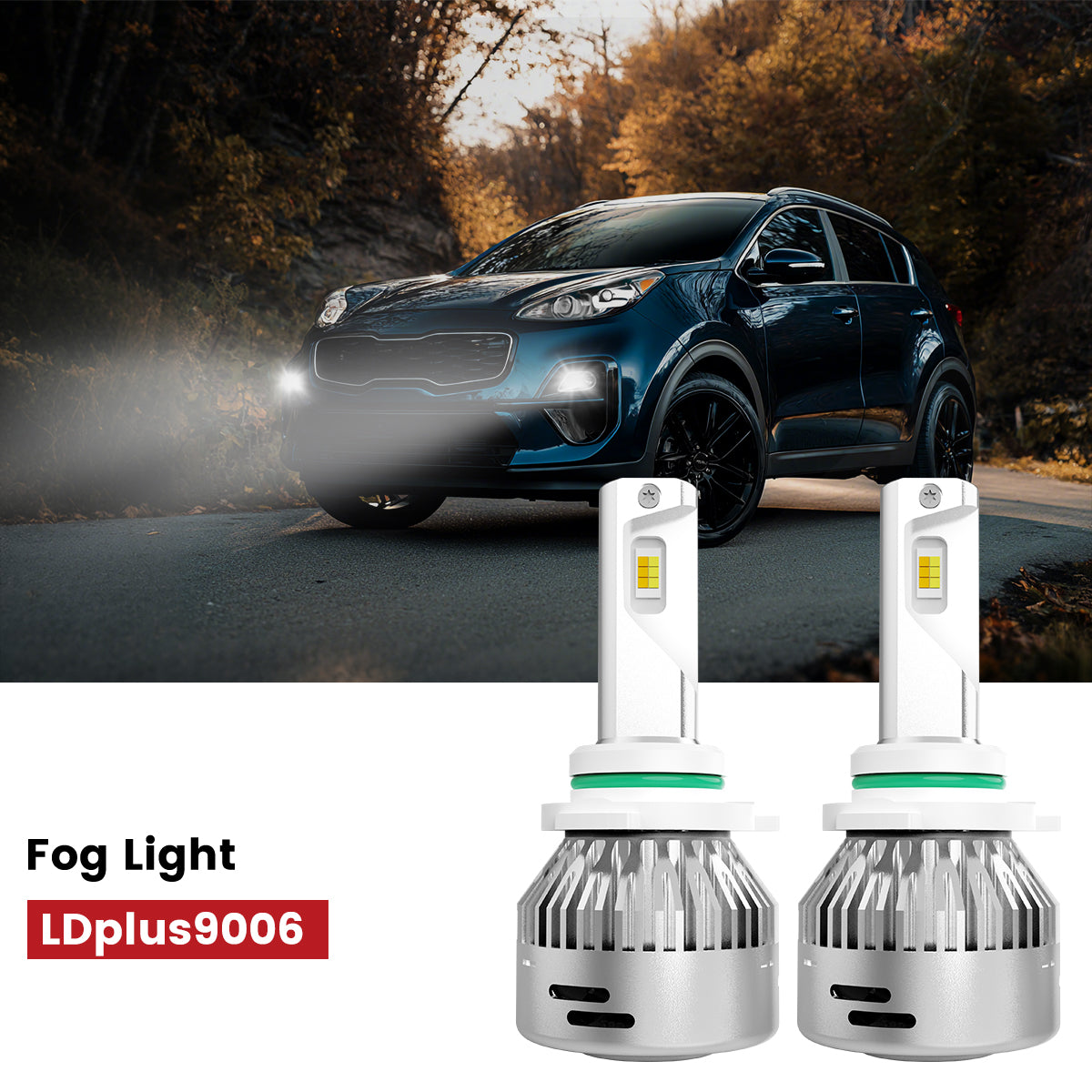 Lasfit H16 led fog lights fit for 2020-2022 Kia Sportage