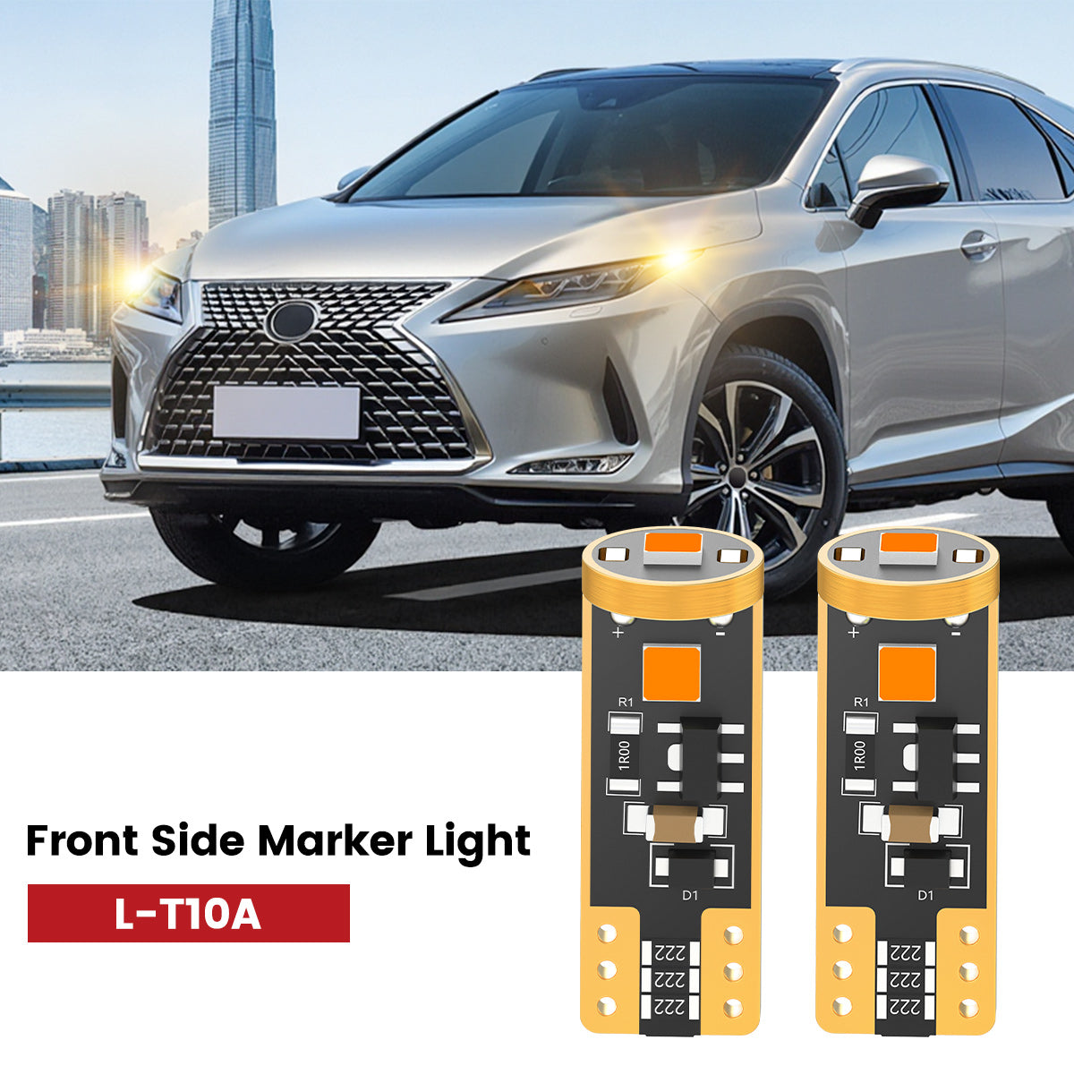 Lasfit 168 led front side marker lights fit for 2020-2022 Lexus RX
