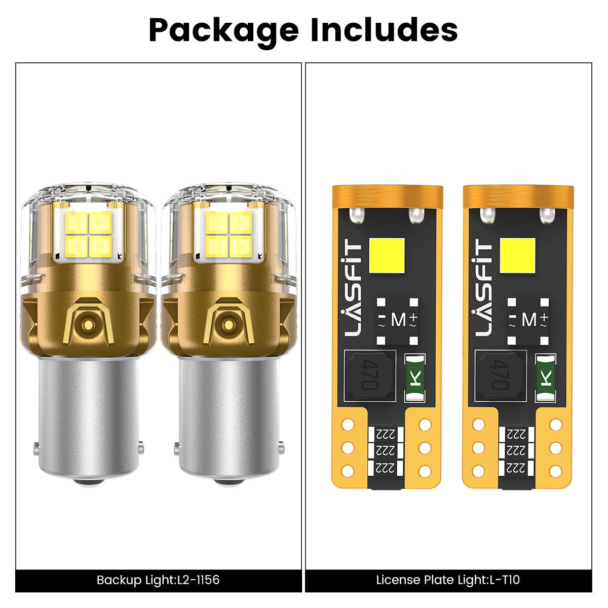 Lasfit combo package led bulbs for 2020-2025 Hyundai Sonata 2024-2025