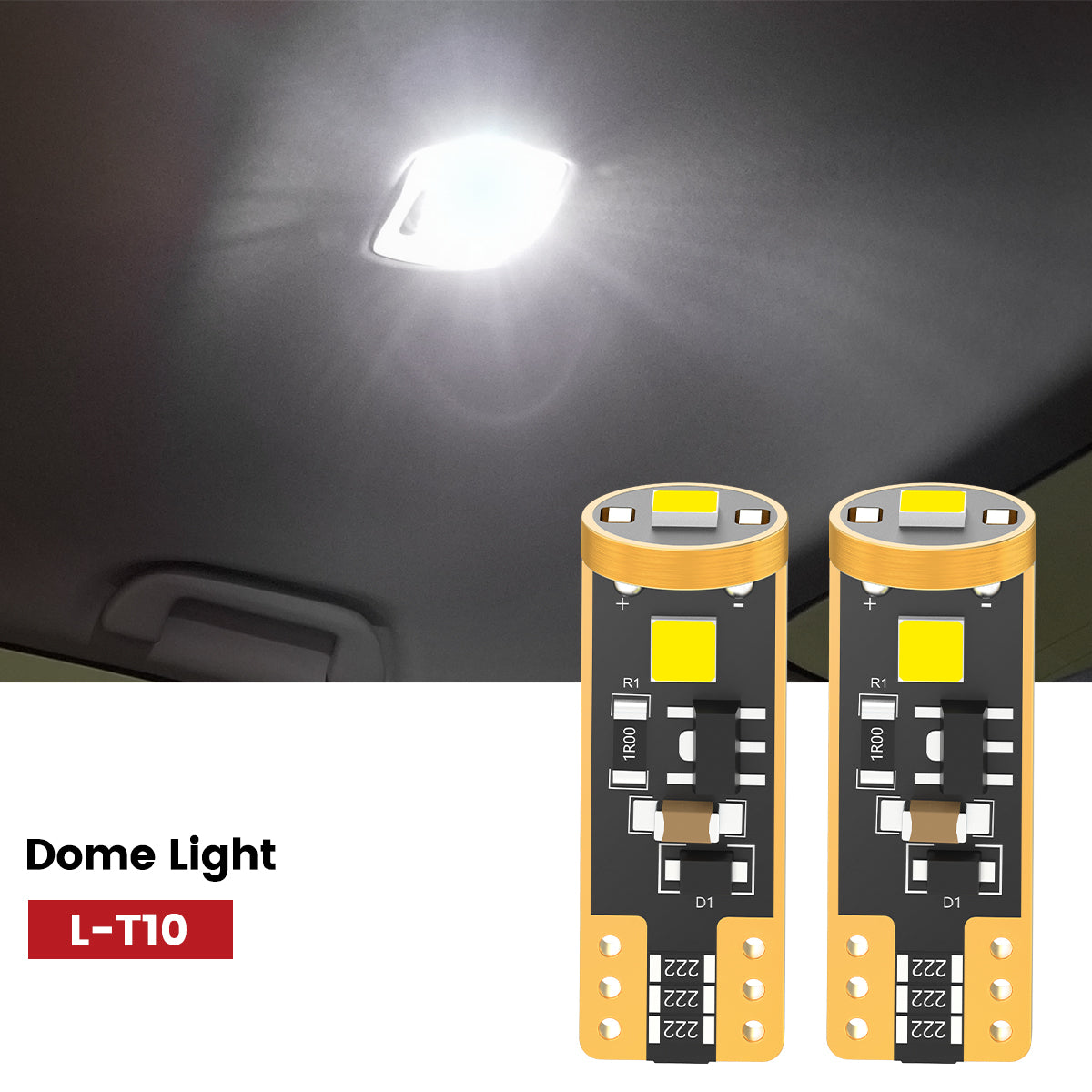 Lasfit 168 led dome lights fit for 2020-2025 Jeep Gladiator