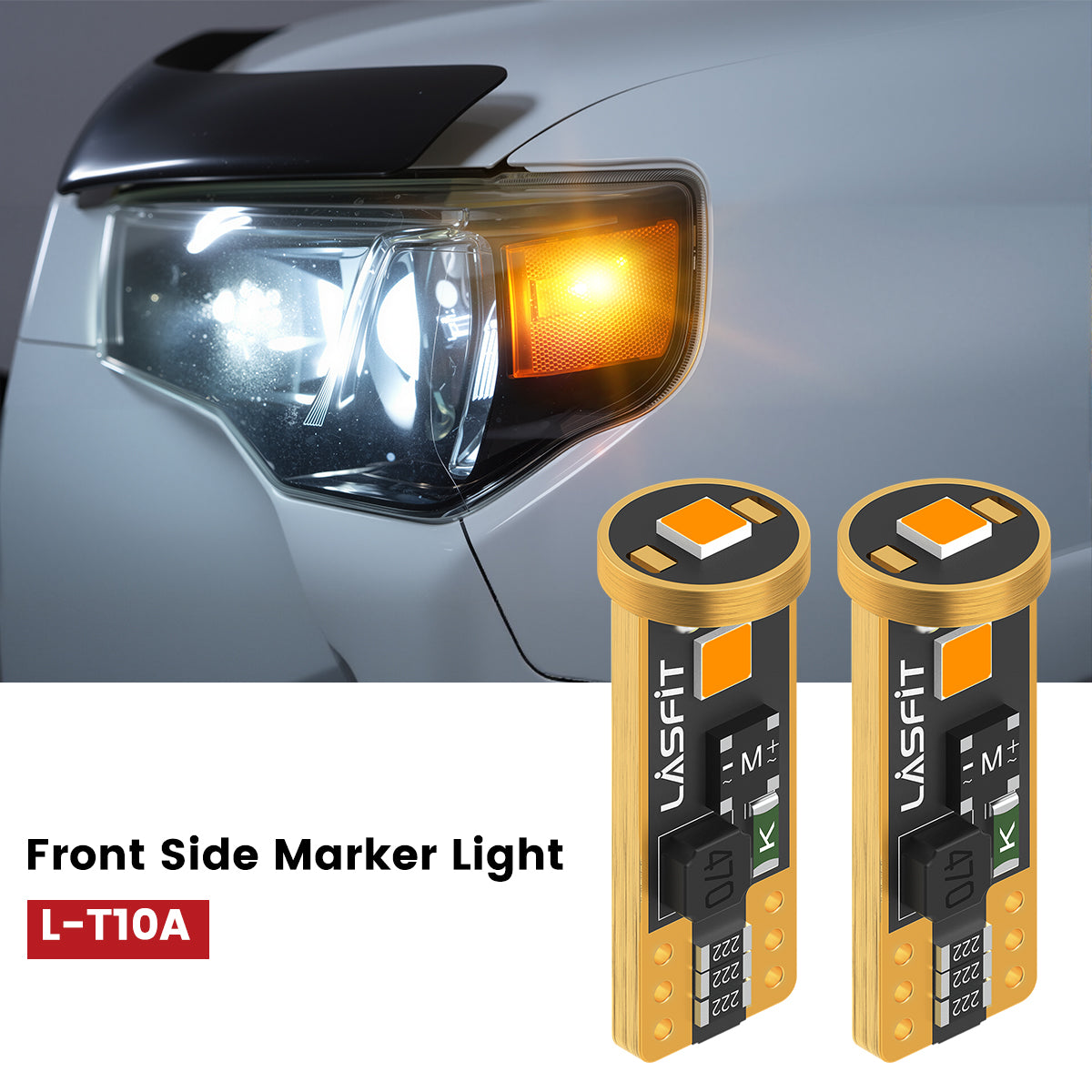 Lasfit 168 led front side marker lights fit for 2020-2025 Nissan Sentra