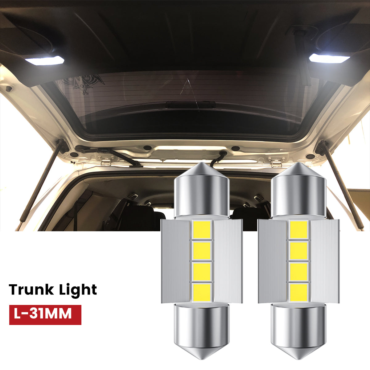Lasfit 31MM led trunk lights fit for 2020-2025 Nissan Sentra