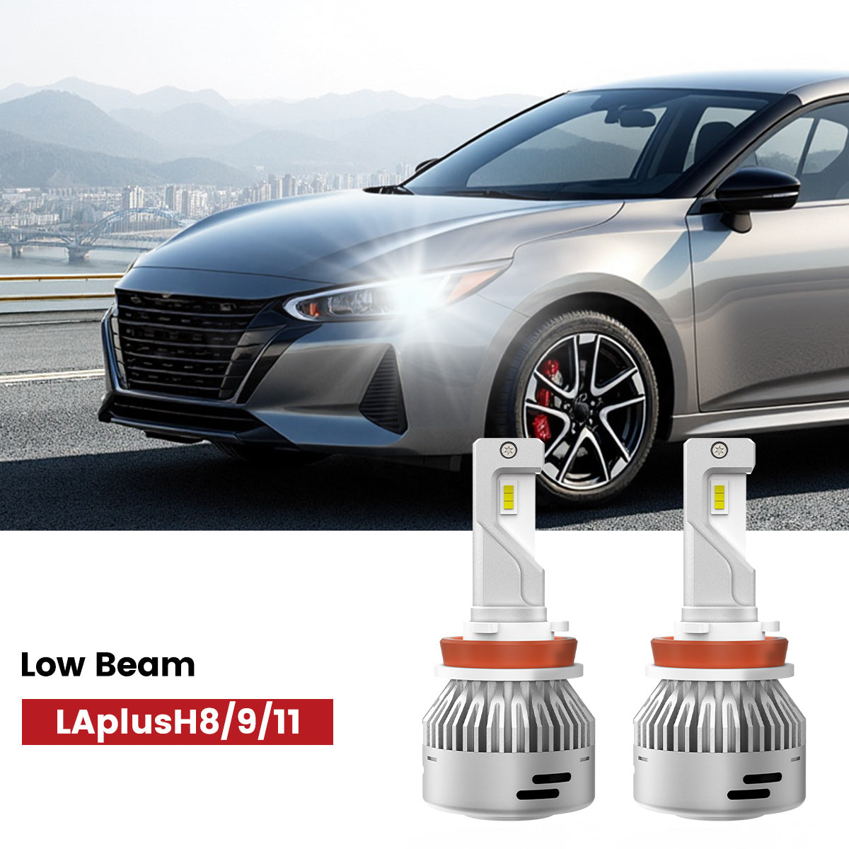 Lasfit H11 led low beam fit for 2020-2025 Nissan Sentra