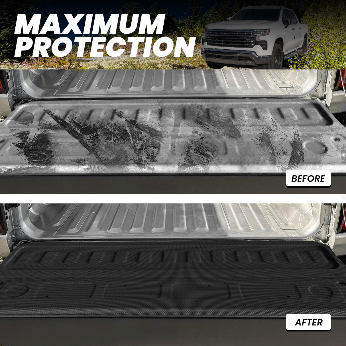 2020-2025 Chevrolet Silverado 2500HD / 3500HD Tailgate Mat Contrast