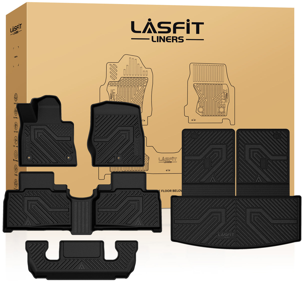 Fit for 2020-2026 Ford Explorer Floor Mats or Seatback & Cargo Mats