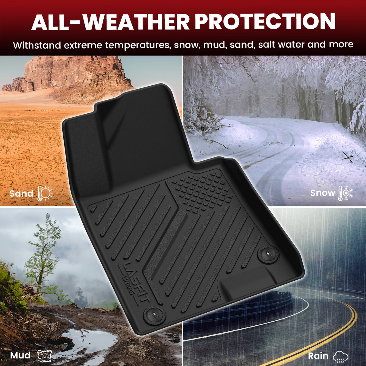 2020-2025 Hyundai Sonata Floor Mats All Weather Protection