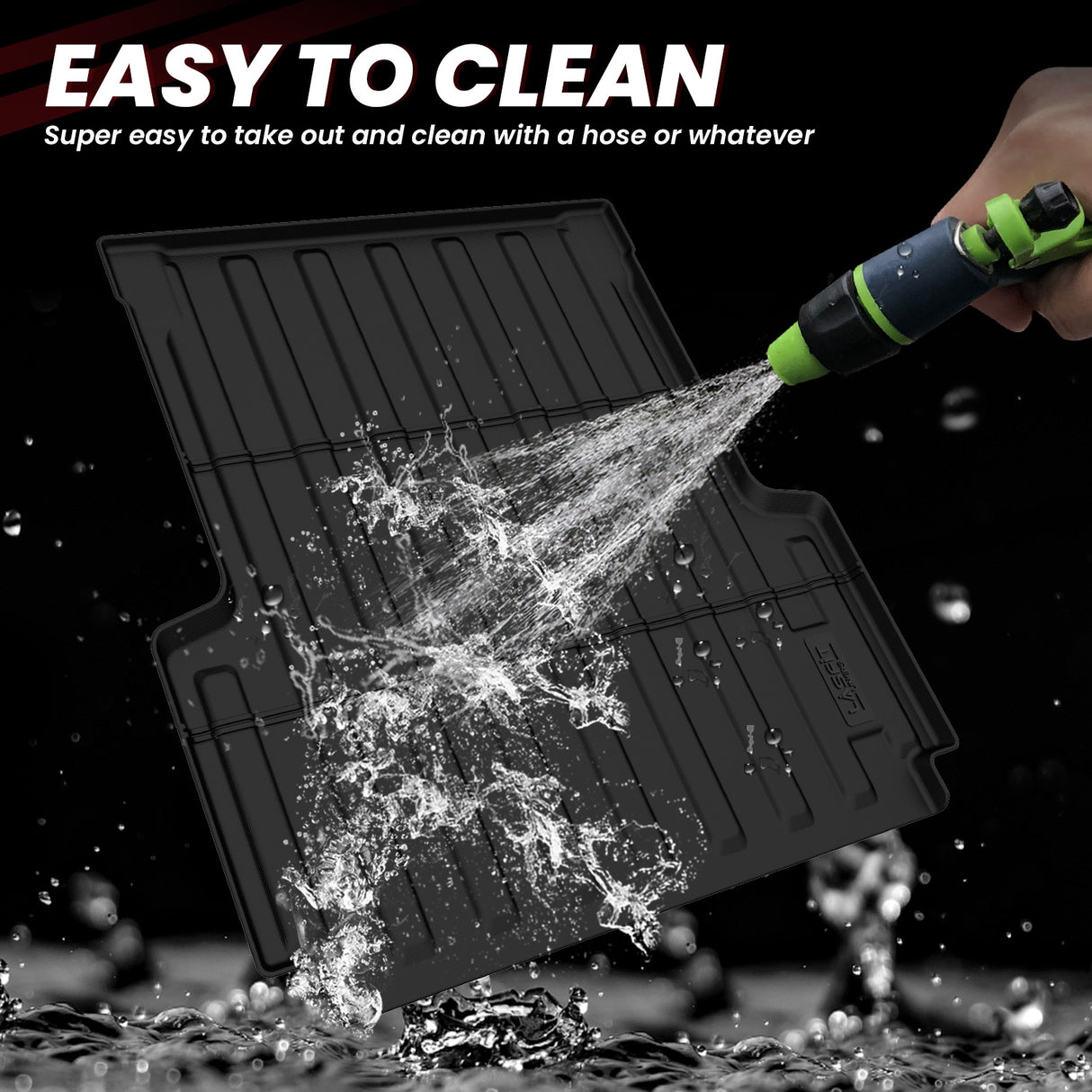 Fit for 2020-2026 Jeep Gladiator Truck Bed Mat 5FT(60.3"), Custom-Fit TPE Bed Liner