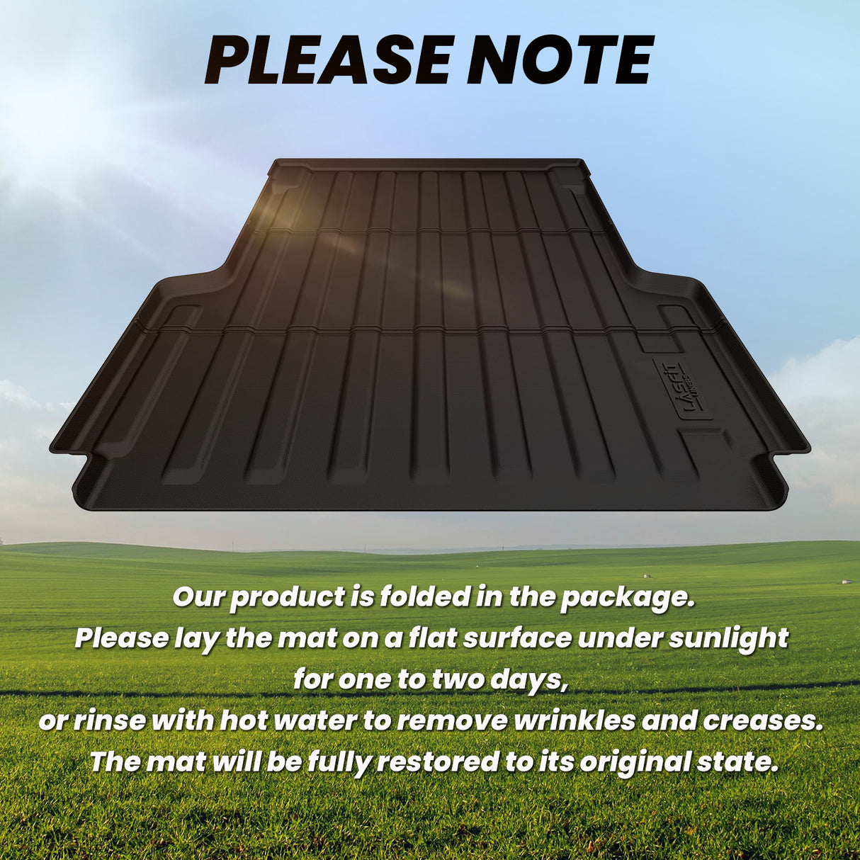 Fit for 2020-2026 Jeep Gladiator Truck Bed Mat 5FT(60.3"), Custom-Fit TPE Bed Liner