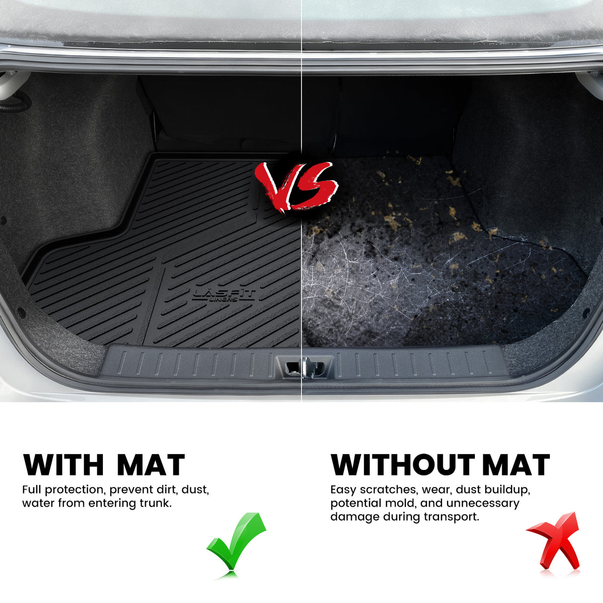 2020-2025 Nissan Versa Cargo Mat Full Protection