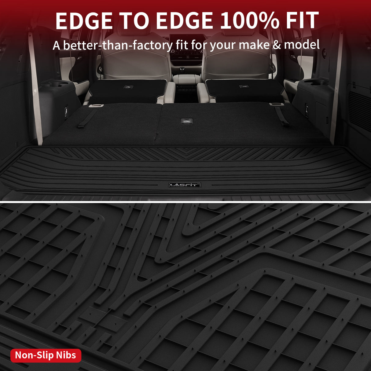 Fit for 2020-2026 Toyota Highlander Floor Mats or Cargo Mat, Fit Gasoline & 8 Seats Only