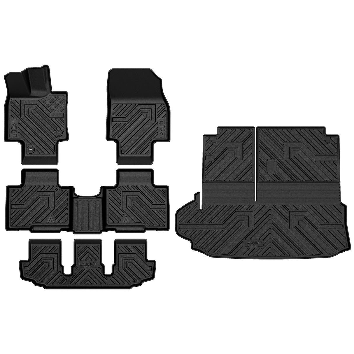 Fit for 2020-2025 Toyota Highlander Hybrid Floor Mats & Seatback & Cargo  Mat, Fit AWD Only