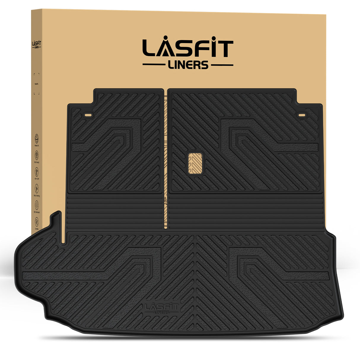 Fit for 2020-2026 Toyota Highlander Hybrid Floor Mats & Seatback & Cargo Mat, Fit AWD Only