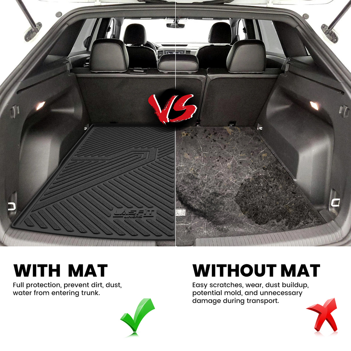 2020-2025 Volkswagen Atlas Cross Sport Cargo Mat Comparison