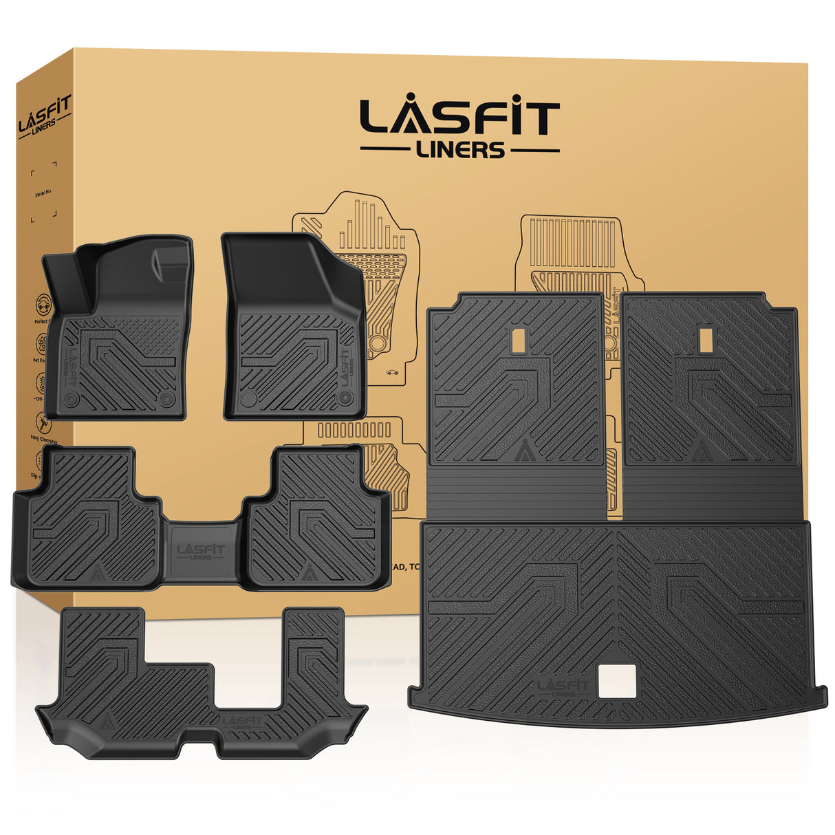 Fit for 2020-2026 Volkswagen Atlas Floor Mats or Seatback & Cargo Mat