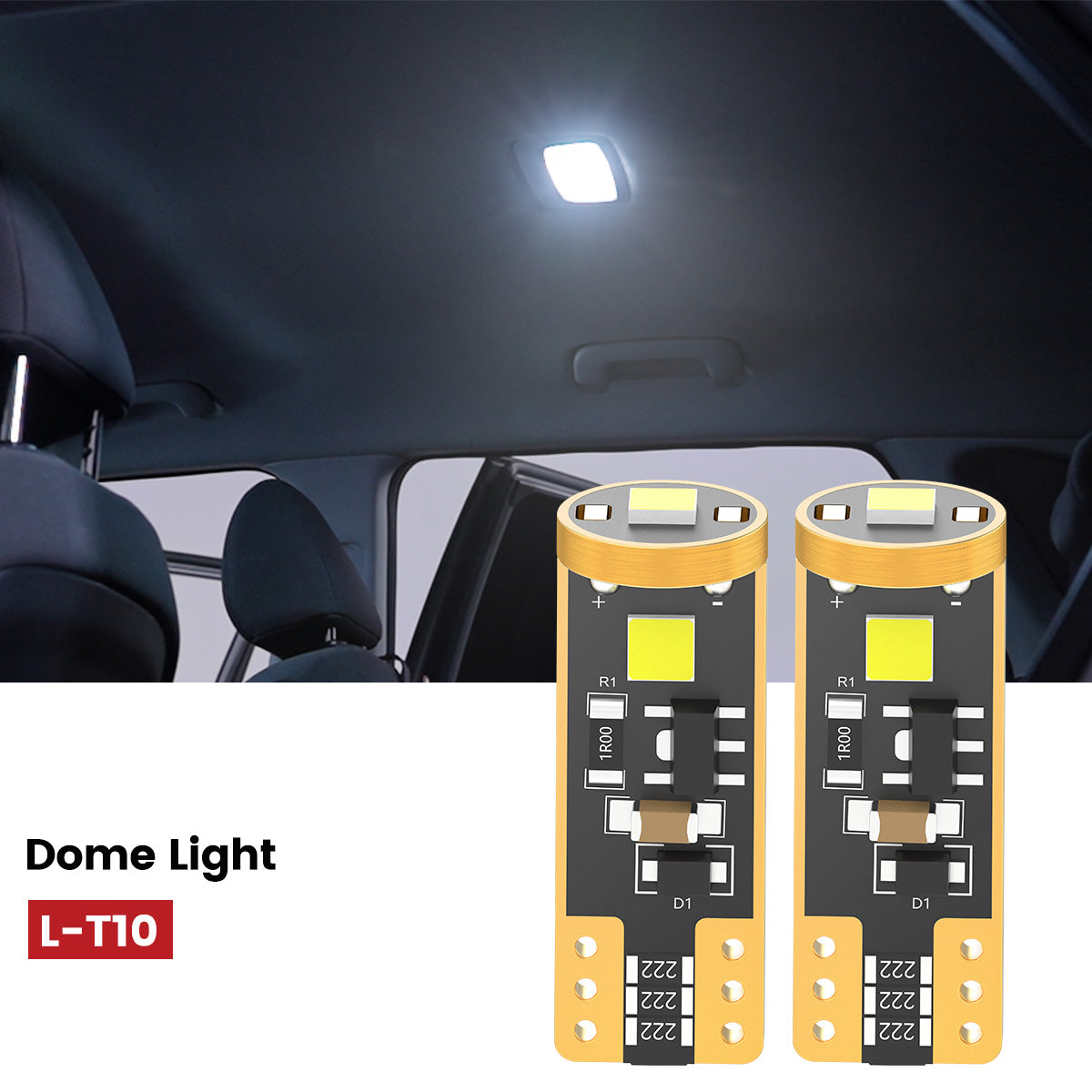 Lasfit 168 led dome lights fit for 2020-2026 Toyota Highlander