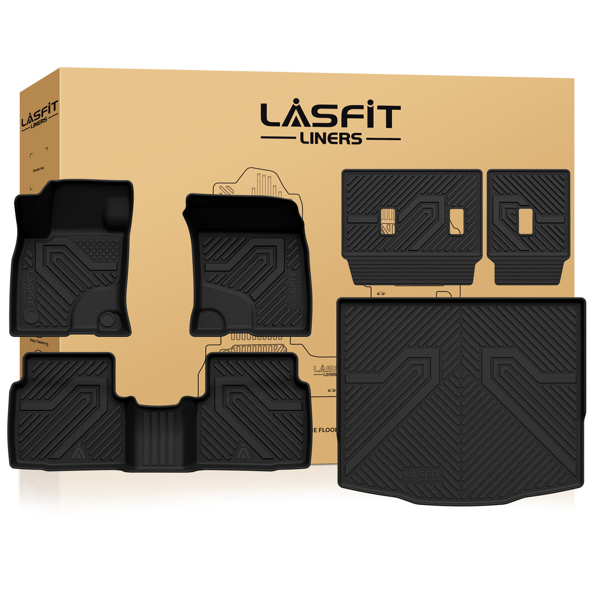 Fit for 2020-2026 Ford Escape Gas Floor Mats & Seatback & Cargo Mats