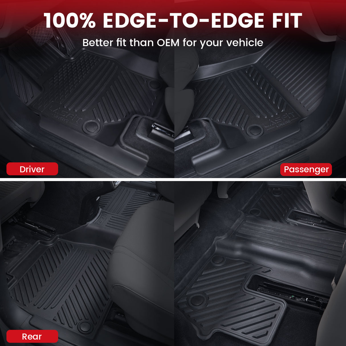Fit for 2020-2026 Mercedes-Benz GLS Floor Mats Edge to Edge Fit