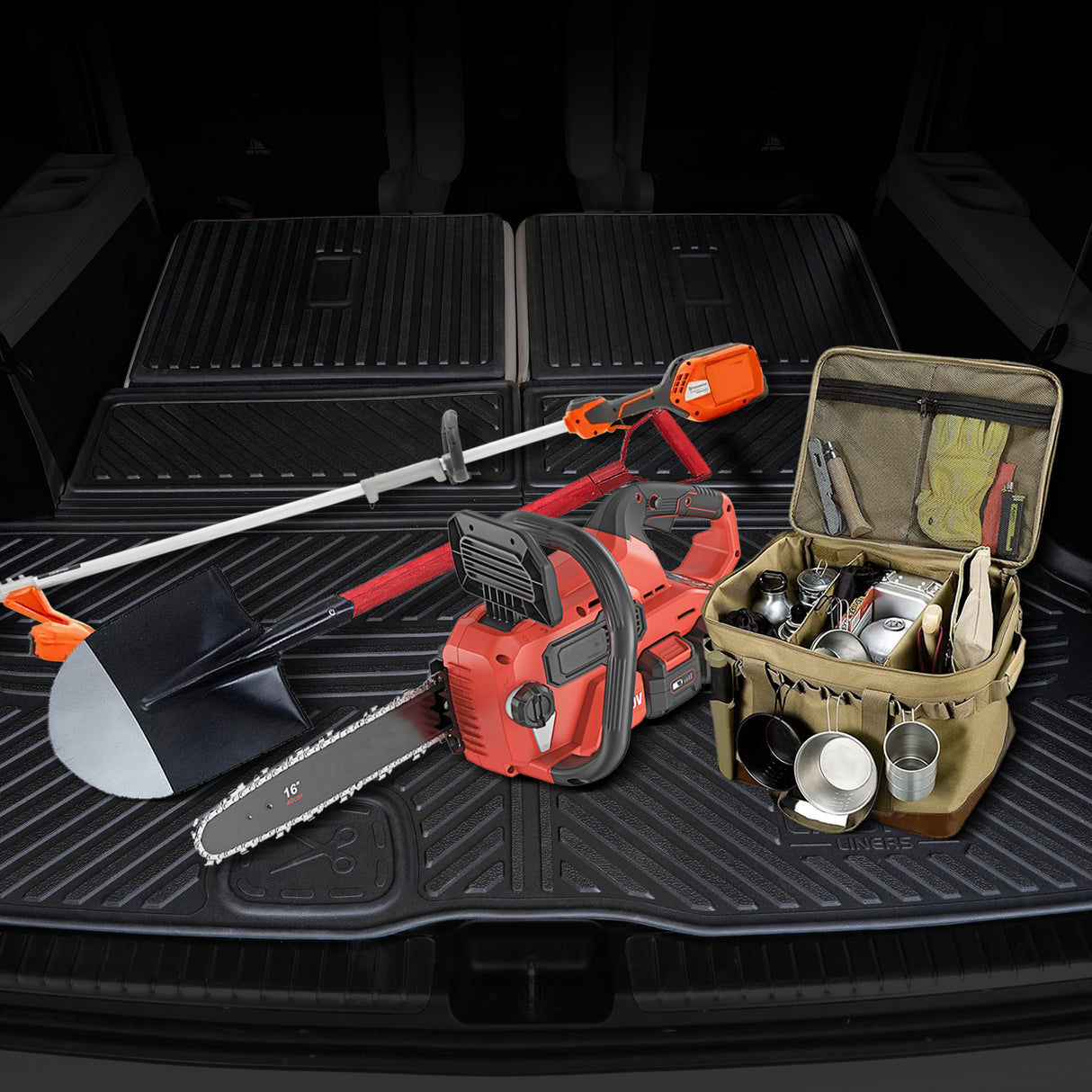 Fit for 2020-2026 Mercedes-Benz GLS Floor Mats Scene