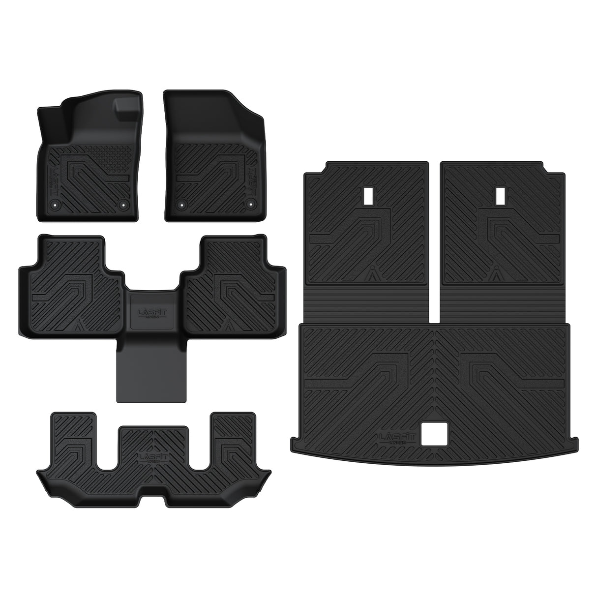 Fit for 2020-2026 Volkswagen Atlas Floor Mats & Cargo Mat Bucket Seat