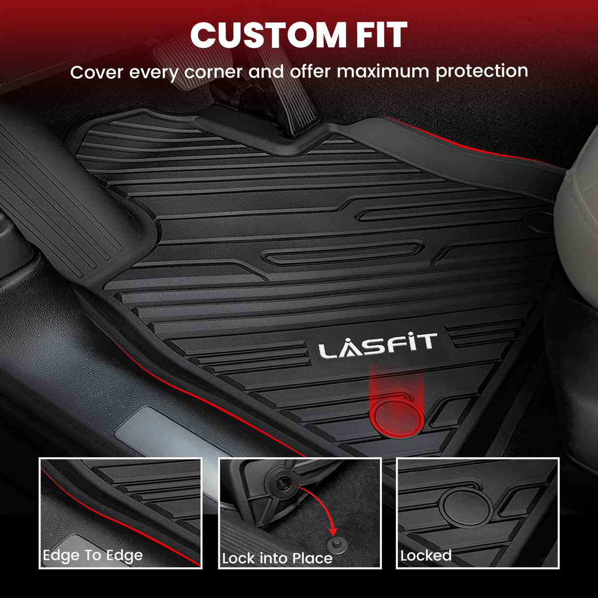 Fit for 2020-2026 Ford Explorer Floor Mats or Seatback & Cargo Mats