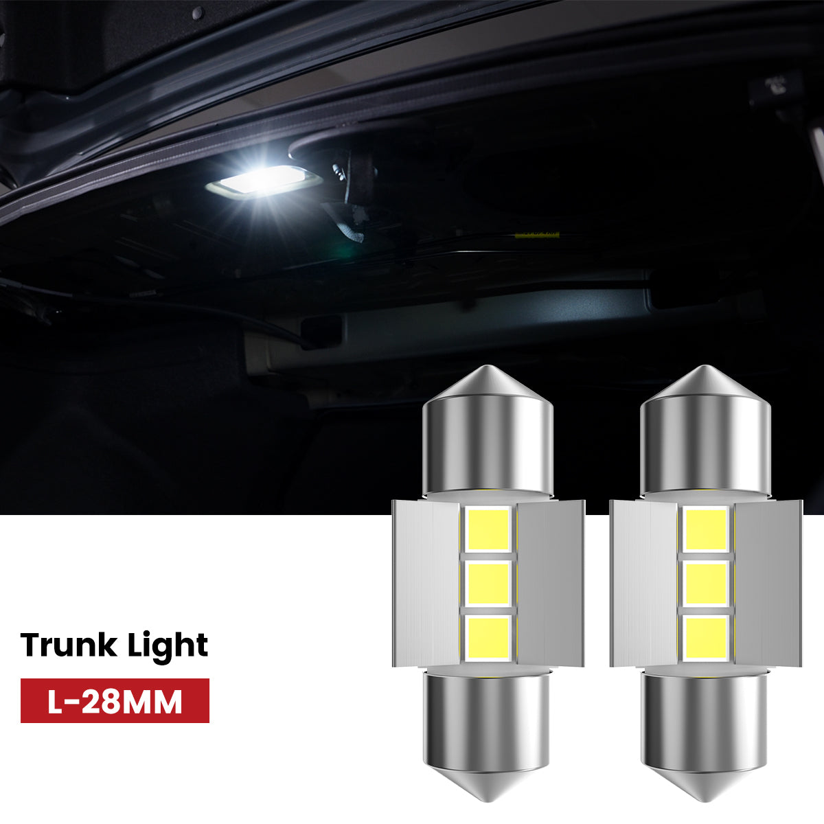 Lasfit 28MM led trunk lights fit for 2021-2023 Hyundai Elantra