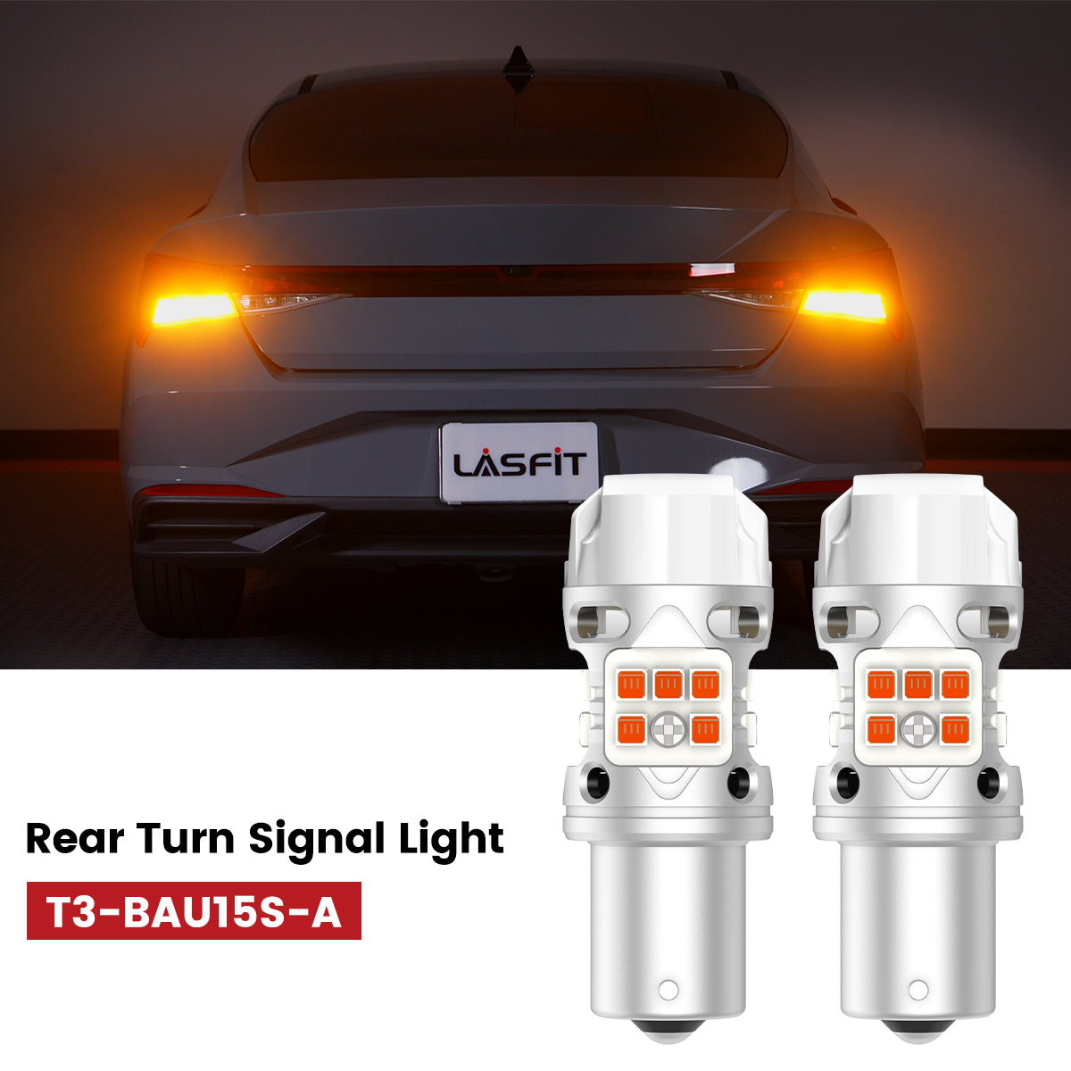 Lasfit py21w led rear turn signal lights fit for 2021-2023 Hyundai Elantra