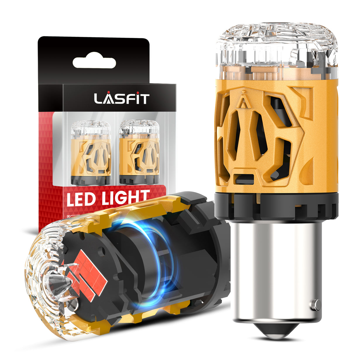 Lasfit 1156 led rear turn signal lights fit for 2021-2023 Hyundai Santa Fe