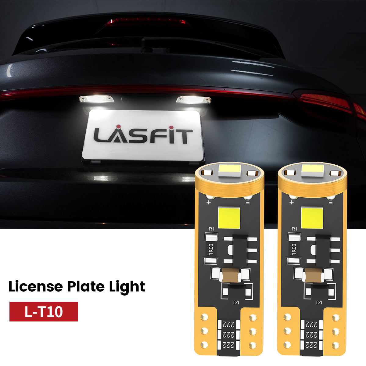 Lasfit 168 led license plate lights fit for 2021-2023 Hyundai Santa Fe