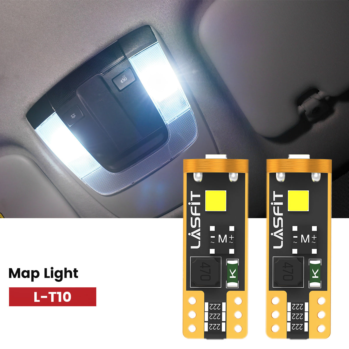 Lasfit 168 led map lights fit for 2021-2023 Kia Seltos