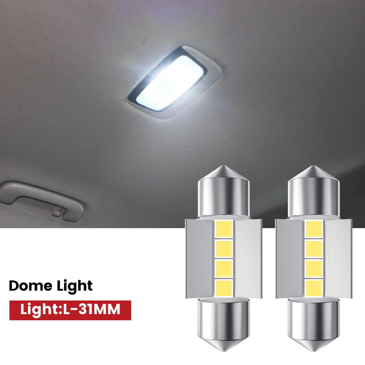 Lasfit 31MM led dome lights fit for 2021-2023 Kia Seltos