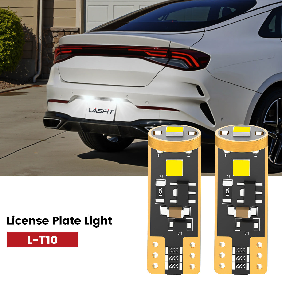 Lasfit 168 led license plate lights fit for 2021-2024 Kia K5