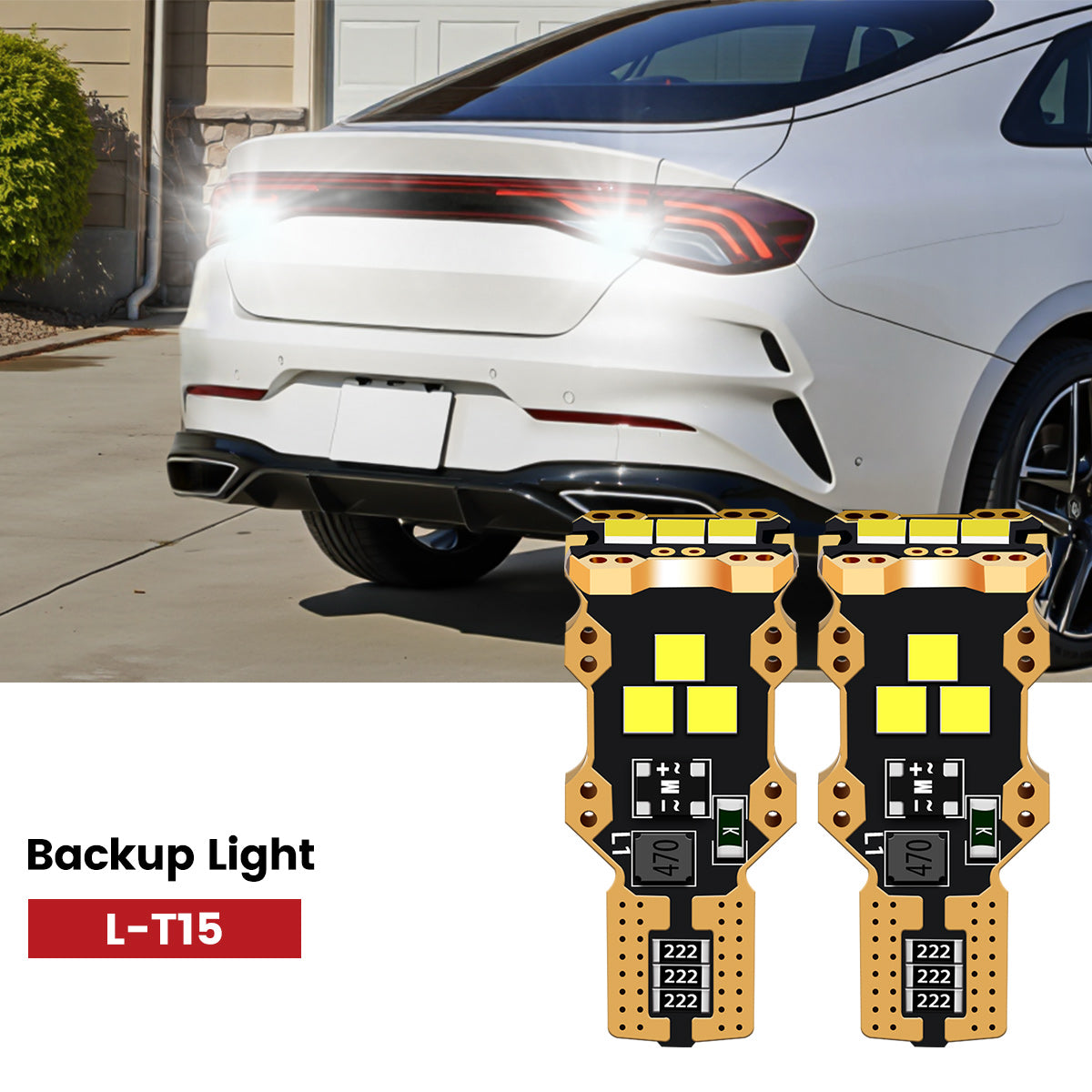 Lasfit 921 led backup lights fit for 2021-2024 Kia K5