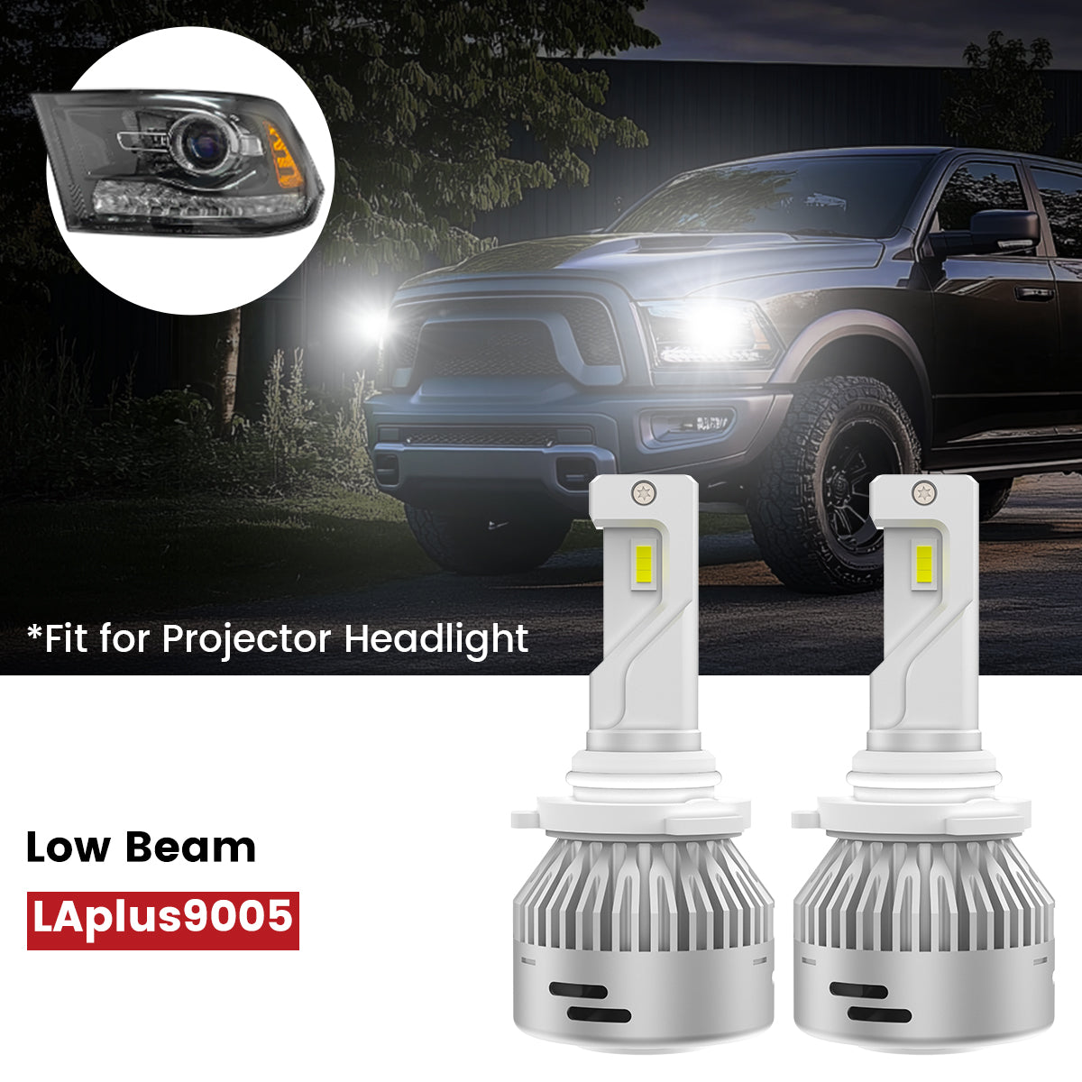 Fit for 2019-2024 Ram 1500 Classic LED Bulbs Upgrade | Tested and Verified