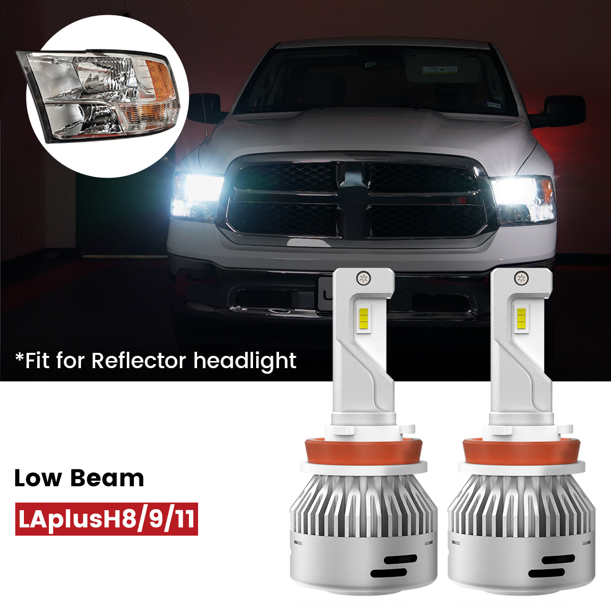 Fit for 2019-2024 Ram 1500 Classic LED Bulbs Upgrade | Tested and Verified