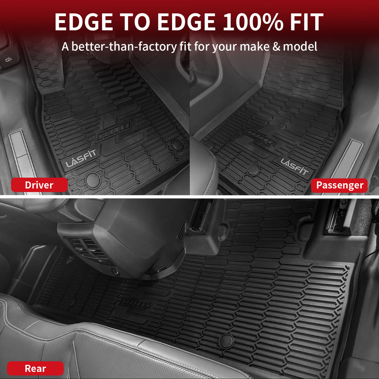 2021-2024 Ford Mustang Mach-E Custom Floor Mats Edge to Edge