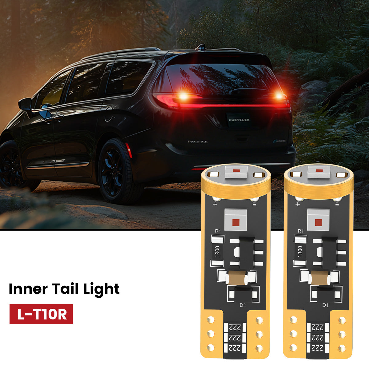 Lasfit 168 led inner tail lights fit for 2021-2025 Chrysler Pacifica