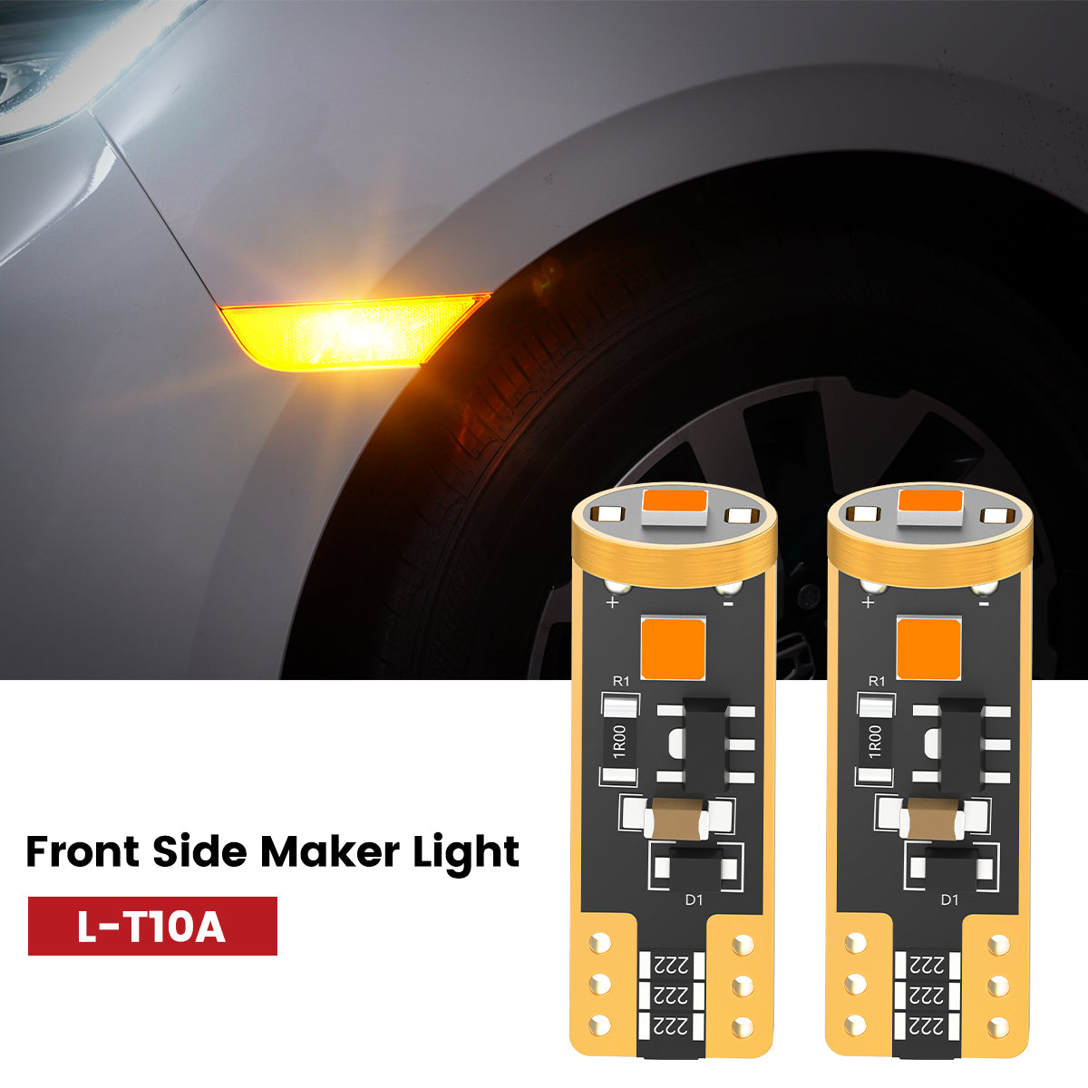 Lasfit 168 led front side marker lights fit for 2021-2025 Honda Odyssey